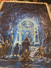 Load image into Gallery viewer, Gate of Moria. Speak friend Minky Blanket