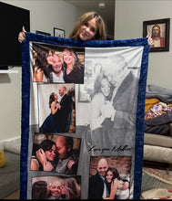 Load image into Gallery viewer, Photo Collage Minky Blanket Mega