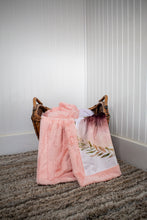 Load image into Gallery viewer, Cute Elephant Floral Minky Blanket Infant
