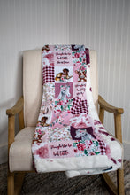Load image into Gallery viewer, Cowgirl themed Minky Blanket Infant
