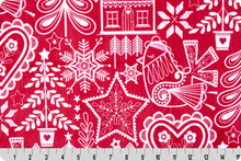 Load image into Gallery viewer, Digital Cuddle Holiday Icing Cardinal Minky by Shannon (Copy)
