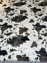 Load image into Gallery viewer, Cute Cow Minky blanket. Mega black &amp; White back
