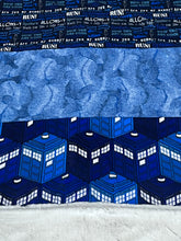 Load image into Gallery viewer, Dr Who Mega Minky Blanket fun Print front. Mega
