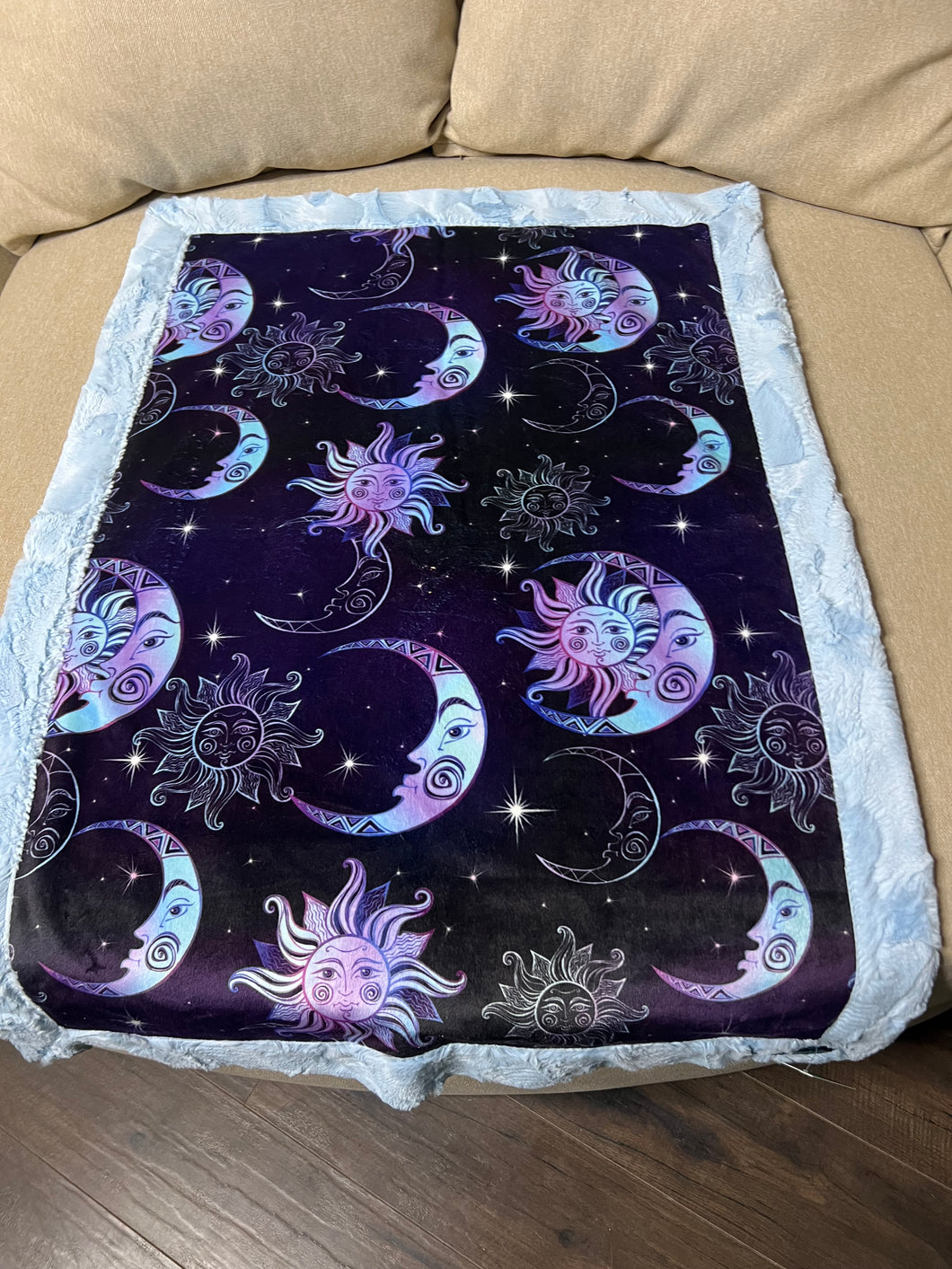 Moons Baby Minky Blanket