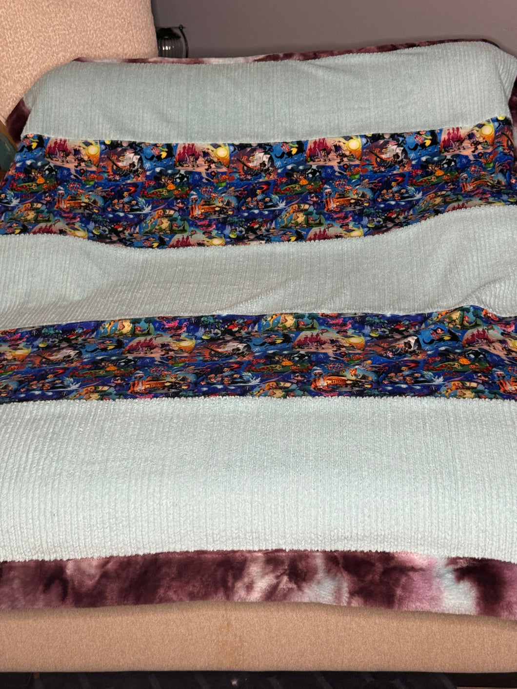 Disney Collage Minky Blanket