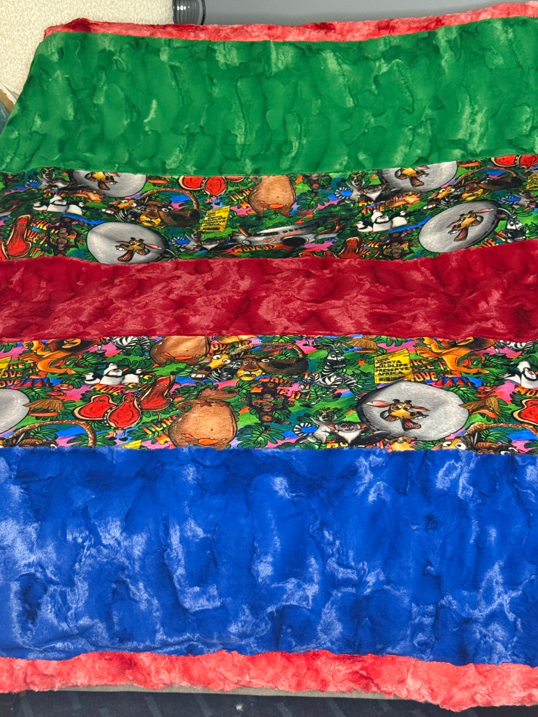 Madagascar  Minky Blanket