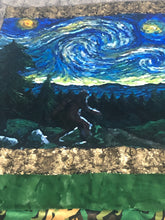 Load image into Gallery viewer, Bigfoot Starry Night Mega Minky Blanket
