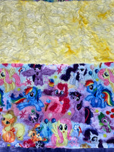 Load image into Gallery viewer, 7 Ponies &amp; Brownies Minky Blanket
